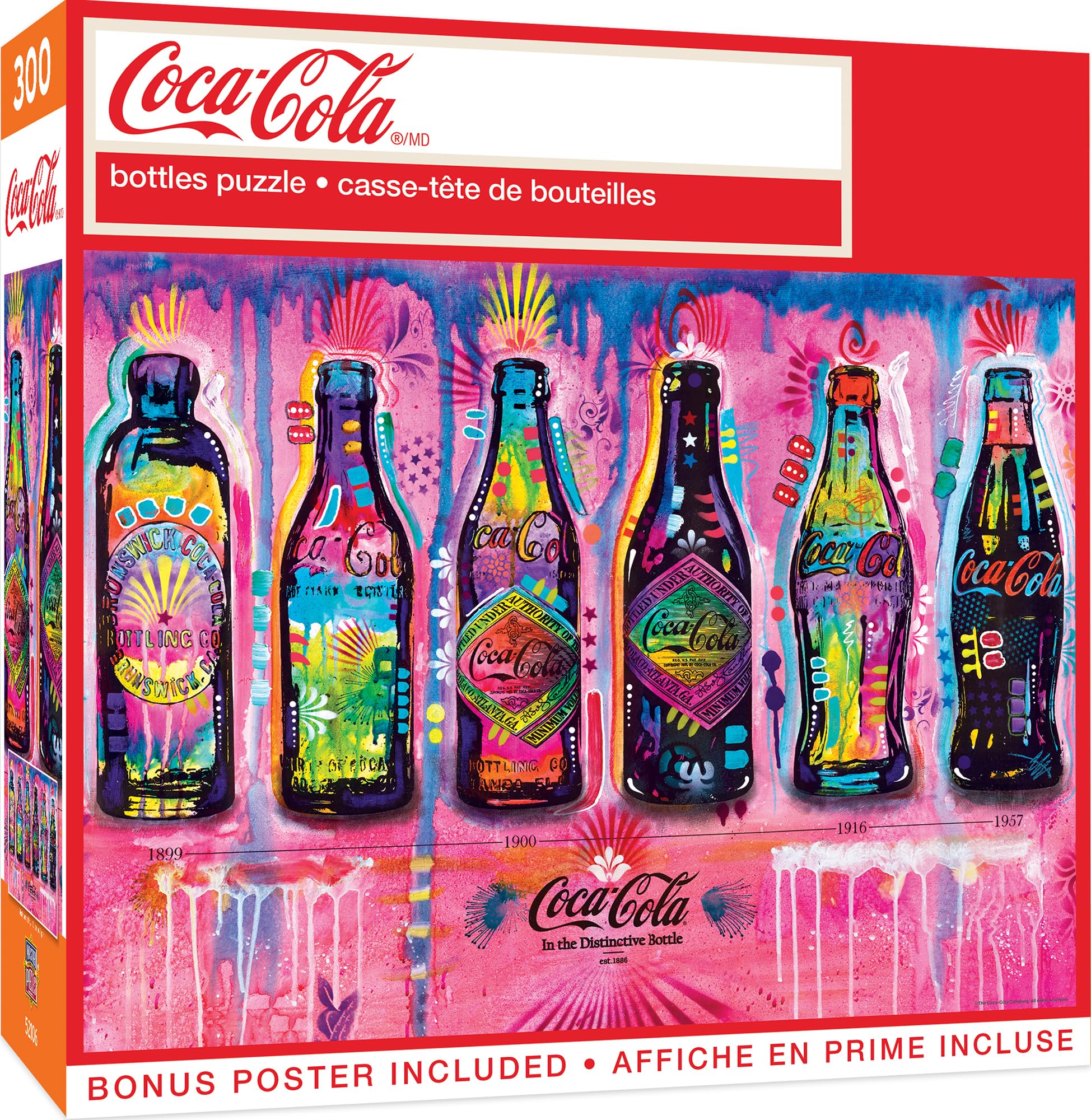 Amazon.com: MasterPieces 300 Piece EZ Grip Jigsaw Puzzle - Coca